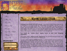 Tablet Screenshot of desertstitchin.com
